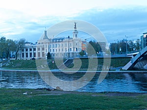 One old and beutiful building in Vilnius