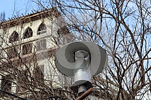 One old electric lantern.