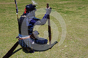 One of the old Japanese firearm troop