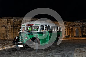 Vintage Malta bus