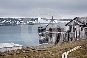 One of oldest polar stations in Arctic. Franz Josef Land