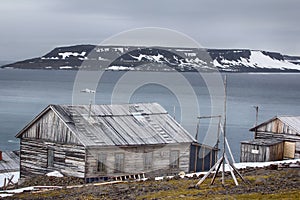 One of oldest polar stations in Arctic. Franz Josef Land