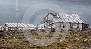 One of oldest polar stations in Arctic. Franz Josef Land