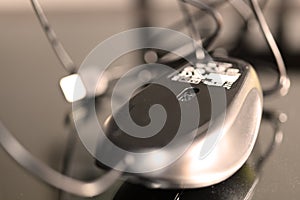 One optical mouse in black