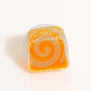 One orange candie