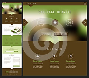 One Page Website Design