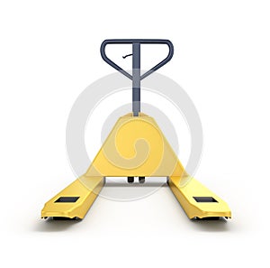 One pallet truck or forklift