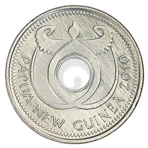 One Papua New Guinean Kina coin