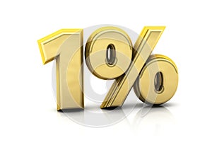 One percent gold