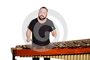One percussion player