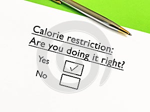 Questions about diet