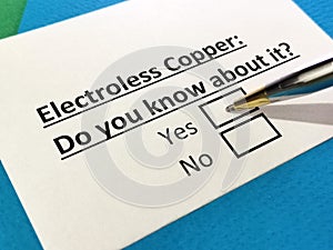 Questionnaire about electronics