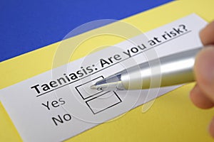 Questionnaire about health problems