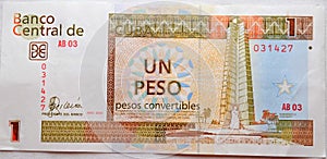 One peso from cuba photo