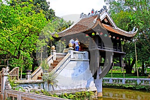 One Pillar Pagoda, Hanoi Vietnam