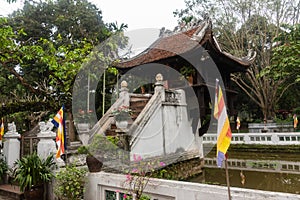 One Pillar pagoda is a historic Buddhist temple in Hanoi, the capital of Vietnam. It is regarded alongside the Perfume Temple