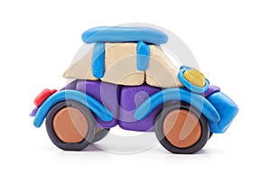 One plasticine car