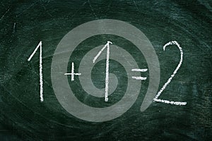 One plus one equals two