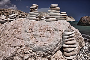 Pyramids of fortune stones, Cyprus