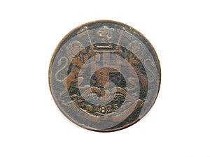 One quarter Anna coin photo
