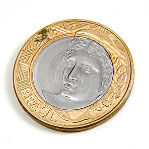 One Real coin photo