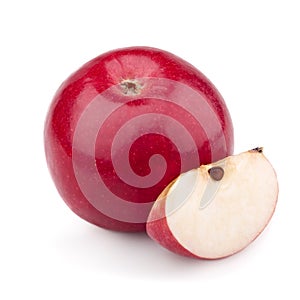 One red apple