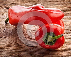 One red Cuban (cubanelle) pepper