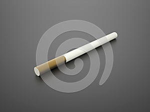 One rendered cigarette