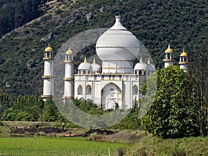 One Replica of the Indian Taj Mahal, in Jaime Duque Park, Tocancipa Biopark Wakata, Colombia