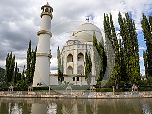 One Replica of the Indian Taj Mahal, in Jaime Duque Park, Tocancipa Biopark Wakata, Colombia