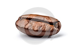 ?offee bean on white