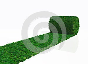 One roll of grass carpet