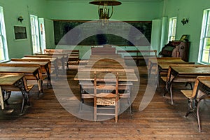 A one room school house in alley mill Spring