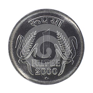 One rupee coin