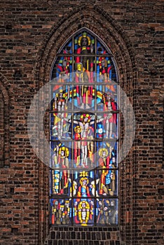Helsingborg Sankta Maria kyrka Window photo