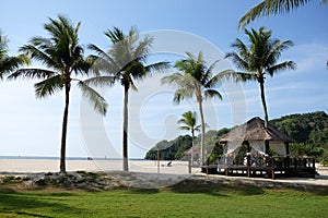 One of the scenic views of the Rasa Ria Resort & Spa,
