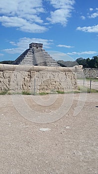 one of the seven wonders of the world, ChichÃ©n ItzÃ¡. Mexico