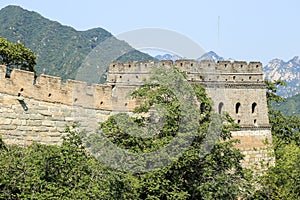 One of the seven wonders of the world, Mutianyu section of the great wall of China
