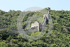 One of the seven wonders of the world, Mutianyu section of the great wall of China