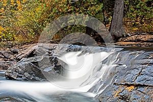 One Of Several Drops Making Up Wilsons Falls In Bracebridge photo