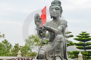 One of the Six Devas praising and making offerings to the Tian T