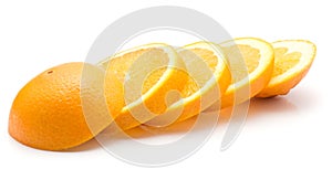 Orange, appelsin isolated