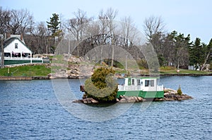 One small Island on St Lawrence river