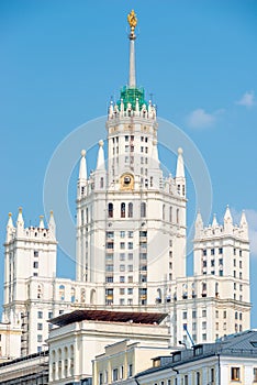 One of Stalin skyscrapers in Moscow