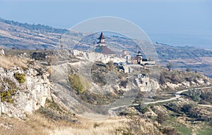 One Stone Church, Buzau County, Romania - Landscape panoramic view