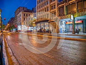 One of the street in Athens. Greece