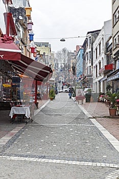 One of the streets in Istanbul