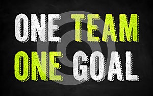 One Team - One Goal