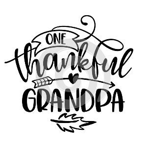 One Thankful Grandpa - Inspirational Thanksgiving day