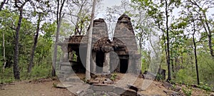 One thousand year old temple in the core area of Satpura Tiger Reserve